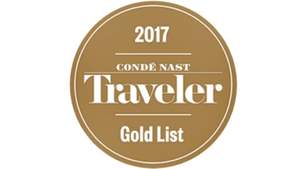 US Condé Nast Traveler Magazine's Gold List 2017