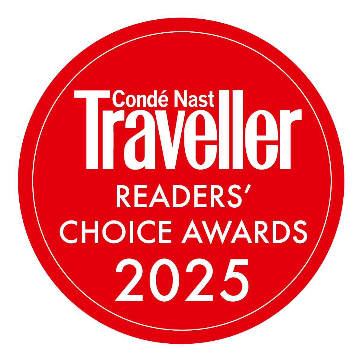 Condé Nast Traveller Award Badge