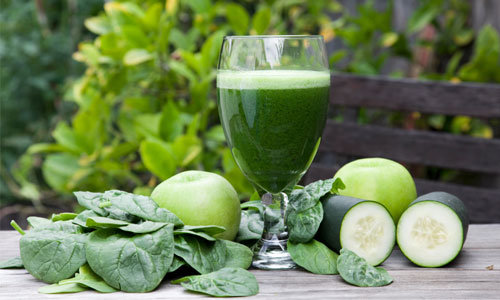 Breakfast green smoothie