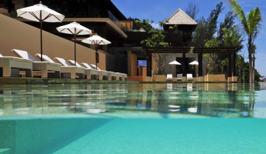 Pool at Spa village, Gaya Island Resort